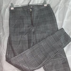 Topshop Plaid Pant